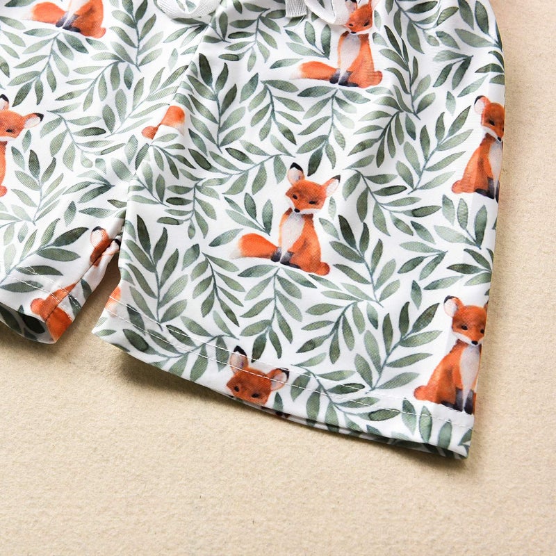 Aalizzwell Baby Swim Trunks, Toddler Infant Swimsuit Bathing Suit Beach Swimming Shorts (Fox, 0-6 Months) - Image 5